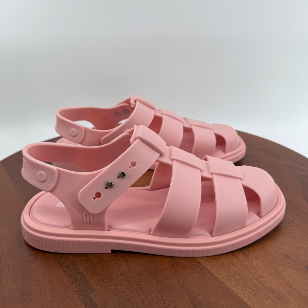 Melissa Emma AD Fisherman Sandals Pink Jelly Vegan Retro 90s Shoes Women 6/EU 37